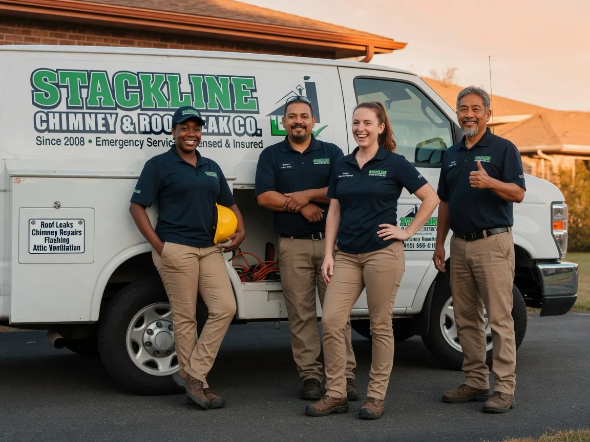 Chimney flashing repair company in Hallie, KY